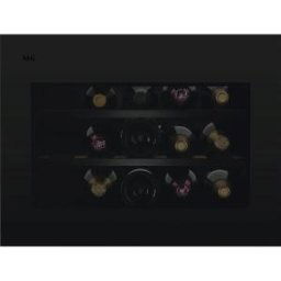 AEG NKW8P21KAT Cantina vino Incasso | Classe F | L 45cm, Ventilato, 15 BOTTIGLIE, Matt Black