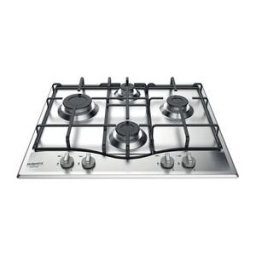 Hotpoint Piano cottura a gas Ariston: 4 fuochi, - PCN 642 IX/HAR 869991005560