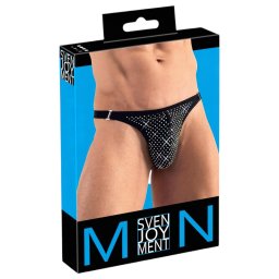Svenjoyment - slip uomo con strass - nero