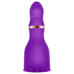 Sunfo - vibratore glande ricaricabile - silicone viola