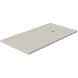 Tecnomat PIATTO DOCCIA SERIE MADISON MARMORESINA COLORE SABBIA 70X120 cm H 3,5 cm PILETTA Ø 90 mm