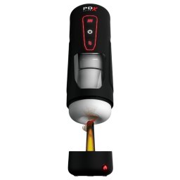 PDX Elite Milk Me Hotter - masturbatore riscaldante uomo - nero