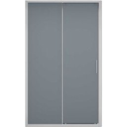 Tecnomat PORTA DOCCIA SMART SCORREVOLE 127-131 H 195 cm VETRO TEMPERATO SATINATO 6 mm CROMATO REV