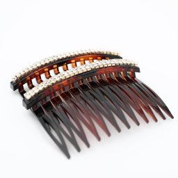 IB ACC PETTINE DOPPIA FILA STRAS M