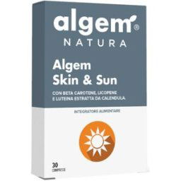 Algem Natura Srl Algem Natura Algem Skin&Sun Integratore Alimentare 30 Compresse - Protezione e Abbronzatura