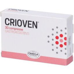 Omega Pharma Srl Crioven 30 Compresse - Integratore con Diosmina, Vitamina C, Estratti di Vitis Vinifera e Centella Asiática