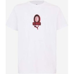 Puma AC Milan T-shirt Bianca Con Grafica Centrale Culture - S - Bianco - Uomo