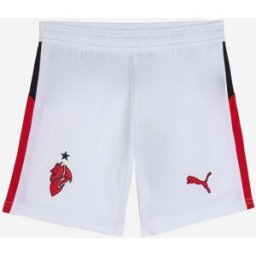 Puma AC Milan Pantaloncini Gara Away 2025/26 Bambino - 12 anni - Bianco - Unisex