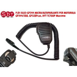 PJD-3603-GP344 MICRO/ALTOPARLANTE PER MOTOROLA GP344/388, GP328Plus, HYT TC700P Multipin
