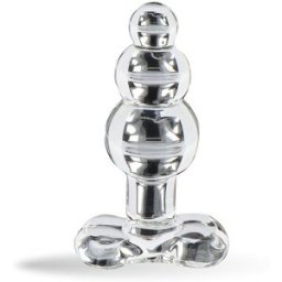 Lovelyness - plug anale in vetro con nervature 1 St