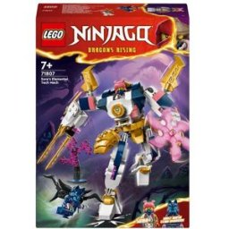 Lego NINJAGO 71807 Mech Elemento Tech di Sora, Giochi per Bambini 7+ Anni, Action Figure Snodabile 1 St