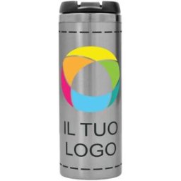 VistaPrint Bicchiere ermetico da viaggio in acciaio inossidabile - 375 ml