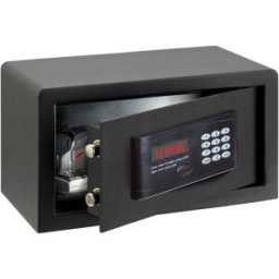 Tecnomat CASSAFORTE MOBILE A CODICE MASTER/CHIAVE CON DISPLAY 350x200x200 mm (LxHxP) ACCIAIO VERNICIATO