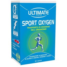 Sport Oxygen integratore di vitamine e minerali per resistenza fisica 30 capsule