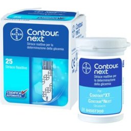 ASCENSIA DIABETES CARE ITALY CONTOUR NEXT 25 Strisce per misurazione Glicemia