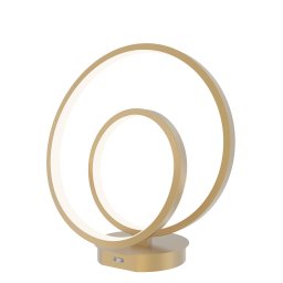 Lampada da tavolo Led con interruttore cct Oro24W 2340Lm 31,6X10X18Cm