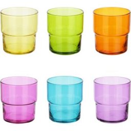 Pasabahce Set 6 bicchieri colorati 300 ml Hill