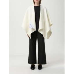 Max Mara Cappa Serra in Alpaca Bianco Taglia OS