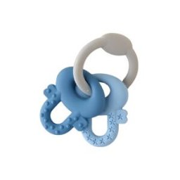 Kiokids - Massaggiagengive Chiavi In Silicone Blu Kiokids