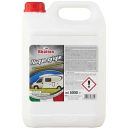Rhutten LIQUIDO TRATTAMENTO ACQUE GRIGIE 5 l AKQUE GRIGIE NAUTICA E CAMPER