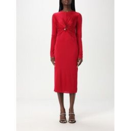Versace Abito in viscosa Rosso Taglia 38