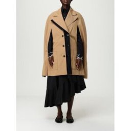 Lagerfeld Cappa in misto cotone a doppiopetto Beige Taglia ML