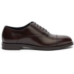 Stuart Weitzman Sw Club Classic Oxford - Uomo Scarpe Stringate Dark Brown 42.5