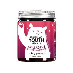 Born This Way Youth Vitamin Collagene & Acido Ialuronico 60 Caramelle Gommose