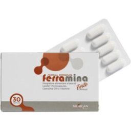 Morgan Pharma Linea Vitamine Minerali Ferramina Forte Integratore 30 Capsule