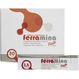 Morgan Pharma Linea Vitamine Minerali Ferramina Forte Integratore 30 Stick