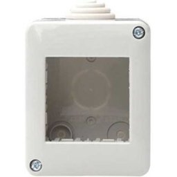 Ettroit Cassetta Da Esterno Idrobox 2 Modulo Custodia Ip40 Calotta 2p Compatibile Vimar Plana Ev2502