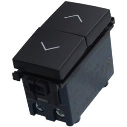 Ettroit Pulsante Doppio 1p+1p 10a Saliscendi Tapparella Colore Nero Compatibile Con Vimar Arke Va1202