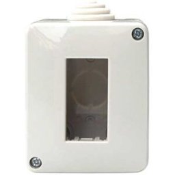 Ettroit Cassetta Da Esterno Idrobox 1 Modulo Custodia Ip40 Calotta 1p Compatibile Vimar Plana Ev2501