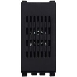 Ettroit Ronzatore 1 Modulo A 220v 6a Colore Nero Compatibile Con Vimar Arke - Va1501