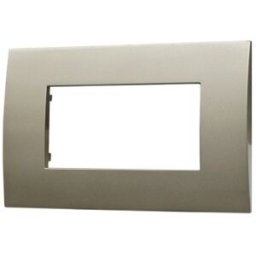Ettroit Va83410 Placca Plastica Serie Venus 4p Colore Bronzo Compatibile Con Vimar Arke