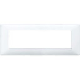 Vimar 14657.01 Placca Serie Plana 7 Posti Colore Bianco In Tecnopolimero 7m