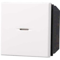 Ettroit Deviatore Assiale 2p 16a 250v Compatibile Bticino Axolute Colore Bianco Ab3302