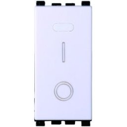 Ettroit Interruttore Bipolare 2p 16a 0-1 Colore Bianco Compatibile Con Vimar Arke Va0402b