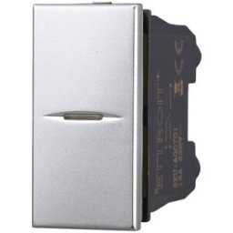 Ettroit Ag0701 Deviatore Assiale 1p 16a Unipolare Colore Grigio Compatibile Con Bticino Axolute