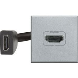 BTicino Hc4284 Presa Video Hdmi 2.0 Preconnesso - 2 Moduli Axolute Colore Tech
