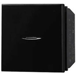 Ettroit Deviatore Assiale 2p 16a 250v Compatibile Bticino Axolute Colore Nero An3302