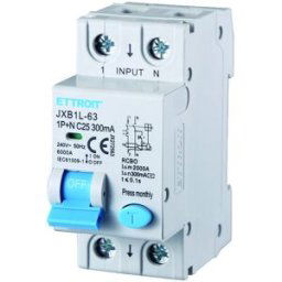 Ettroit Jx272563 Magnetotermico Differenziale 1p+n 25a 300ma 220v-6ka