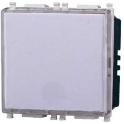 Ettroit Pulsante Portanome 2p 10a 250v Compatibile Vimar Plana Colore Bianco Ev1901