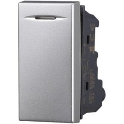 Ettroit Ag0801 Deviatore 1p 16a Colore Grigio Compatibile Con Bticino Axolute