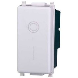 Ettroit Interruttore Bipolare 2p 16a Compatibile Vimar Plana Colore Bianco Ev0402