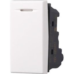 Ettroit Deviatore 1p 16a Compatibile Bticino Axolute Colore Bianco Ab0801