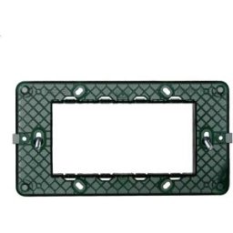Ettroit Supporto 4 Moduli Compatibile Vimar Plana Ev0204