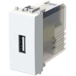 4box Presa Di Corrente Usb 5v 2.1a Per Serie Vimar Plana Colore Bianco 4b.V14.Usb