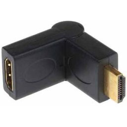 Adattatore Giunto Hdmi Maschio - Femmina Regolabile 90°