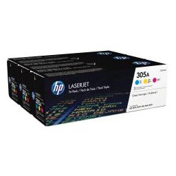 HP INC HP 305A CYM TRI-PACK LASERJET TONE